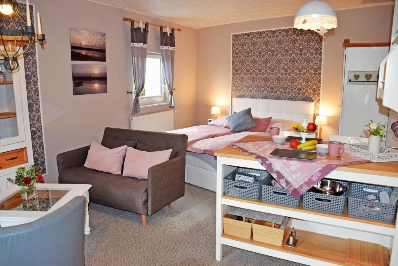 Ferienwohnung Familie Haensel バーベ エクステリア 写真
